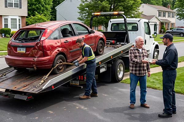 Salvage Car Pick Up in Indianapolis, IN