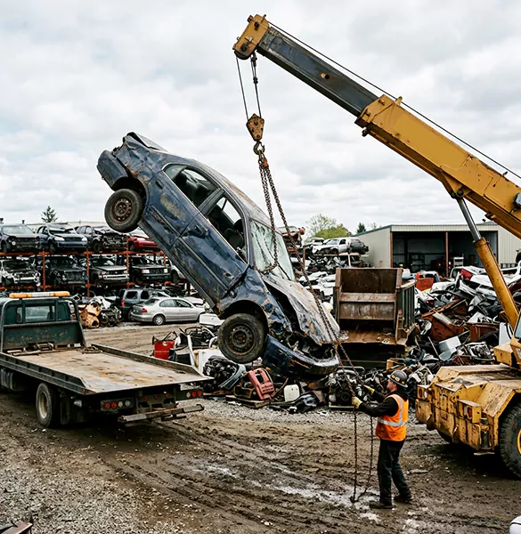 Trusted salvage car removal service in Indianapolis, IN