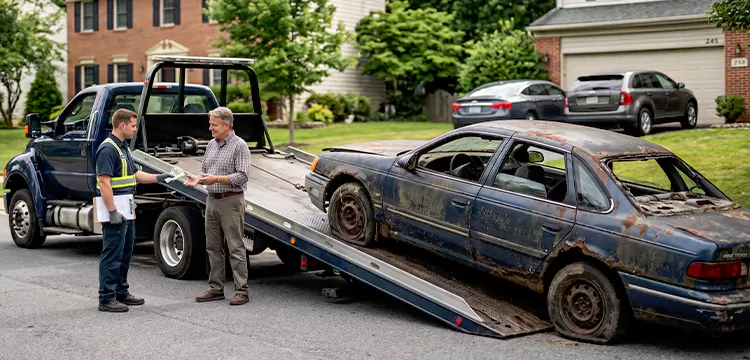 Old Junk Car Removal in Indianapolis